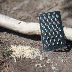 Readyman Wilderness Card 2.0 tucked in a wallet, ready for easy access on outdoor adventures.