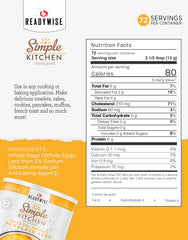 ReadyWise camping egg powder pack ready for outdoor meals.