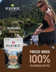ReadyWise freeze-dried Arabica coffee preserves aroma for quick cups