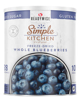 ReadyWise freeze-dried blueberries can illustrate long shelf-life for emergency prep.