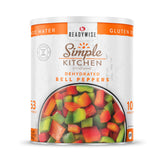ReadyWise bell peppers can front, gluten-free, ready for emergencies.