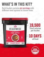 ReadyWise split-lid tray in use, allowing easy portioning and serving.
