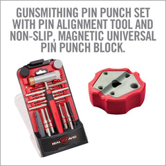 Real Avid interchangeable hammer heads offering steel rubber brass and nylon options