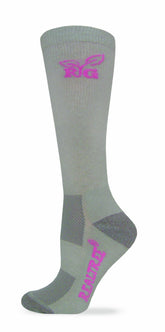 Realtree Girl Ultra-Dri boot sock with arch support for all-season comfort.