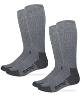 Realtree men's boot socks with foot cushion for all-day comfort.