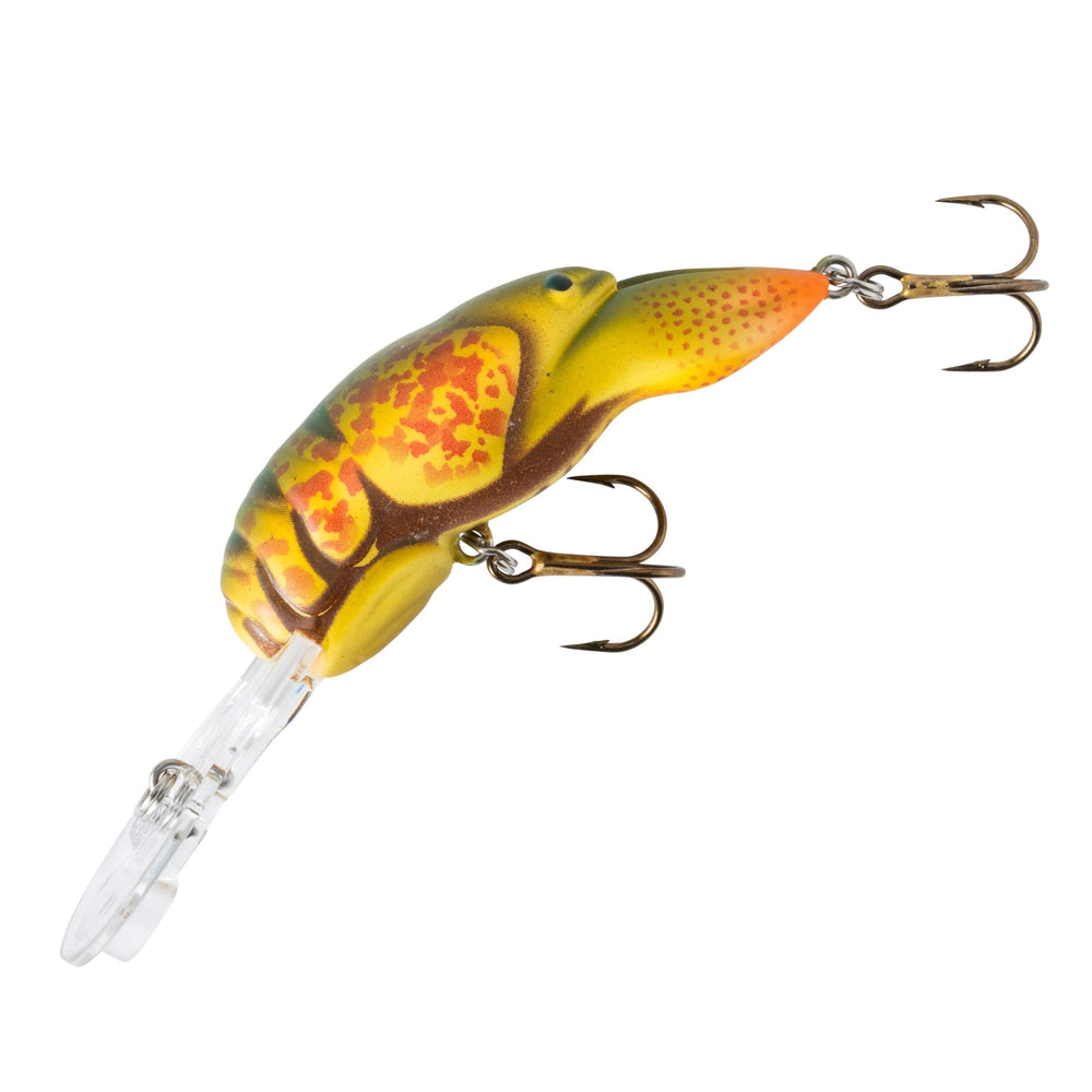 Rebel Deep Wee Craw Winter Craw 2.38-inch lure with deep profile for bass fishing.