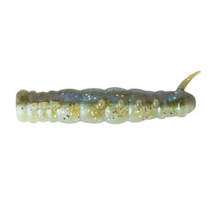 Closeup of Rebel Lures LIVEFLEX Siren Nymph 2in soft plastic texture and detail