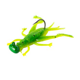 Rebel LIVEFLEX Hopper in green grasshopper color attracts wary fish.