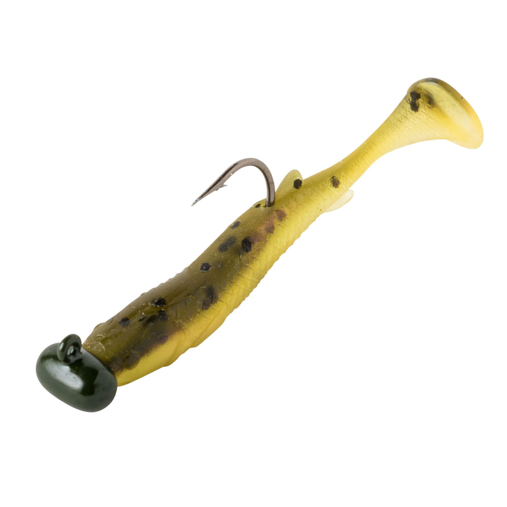 Rebel Lures LiveFlex Shore Shiner Ozark Minnow 2in lure showing lifelike action for wary fish