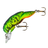 Rebel Lures Teeny Wee-Crawfish Tiger Craw close-up shows lifelike crawfish detail for bass and panfish