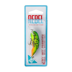 Rebel Lures Wee Craw 2in in action demonstrating pulsating crawl for panfish.