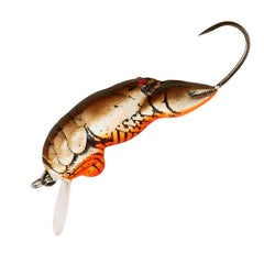 Rebel Micro Critters ultralight crankbait in Ditch Brown for versatile bass fishing.