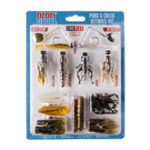 Rebel Pond Kit with six pre-rigged baits ready for quick casting.