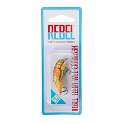 Rebel Teeny Wee-Craw dives 2-3 ft for shallow-water casting