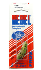 Rebel Teeny Wee Frog close-up highlights realistic texture designed to tempt fish.