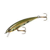 Rebel Tracdown Ghost Minnow body shot shows lifelike color patterns for bass