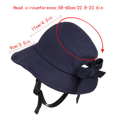Reberomantique wide brim sun hat blocks sun while cycling