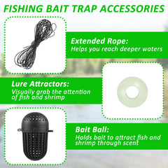 Rectangular minnow trap for shallow water fishing, compact and sturdy