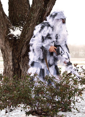 Red Rock Ghillie Suit stuff sack and gun wrap simplify transport and storage.