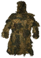 Red Rock ghillie parka camo texture blends with woodland settings.