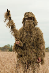 Red Rock ghillie suit jacket with elastic cuffs for easy on and off