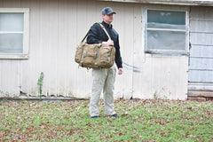 Red Rock Traveler Duffle Pack end carry handles provide reliable lifting from any direction.