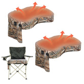 REDCAMP 2 pack heated hunting seat cushion camouflage blends into surroundings for stealthy sits