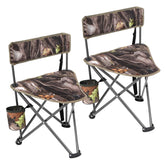 REDCAMP 2 pack tripod hunting chair folded, portable seating for campsites and tailgate sessions.