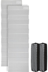 REDCAMP foldable foam pad top view, compact for backpacking.