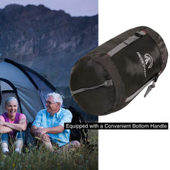 Adjustable straps on REDCAMP compression sack reduce bulging and save space