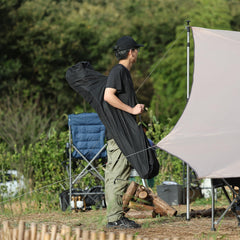 REDCAMP foldable tall chair compact for easy storage and transport