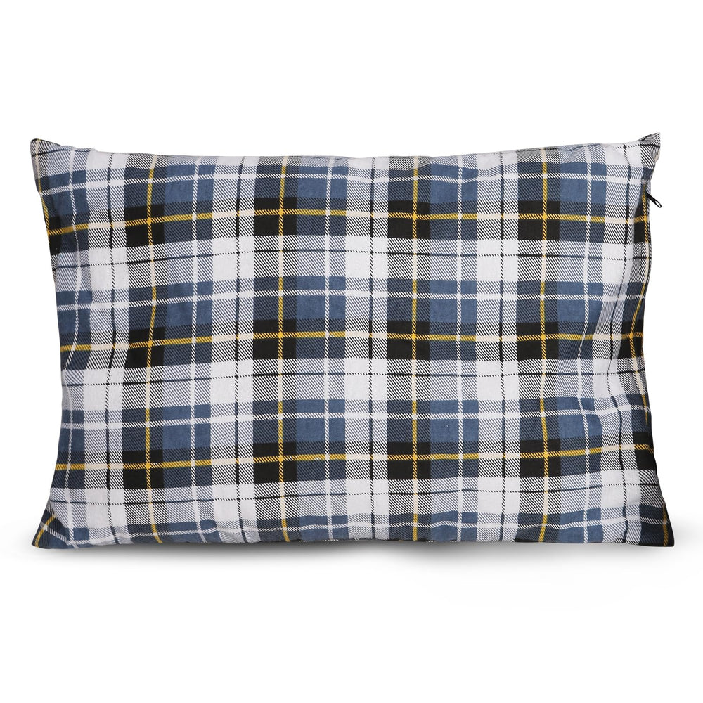 Redcamp RC16031 outdoor camping pillow in blue-grey for compact comfort.