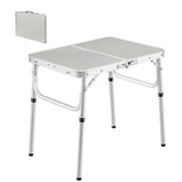 REDCAMP small folding camping table open top view for picnics and outdoor meals