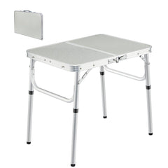 REDCAMP small folding camping table open top view for picnics and outdoor meals