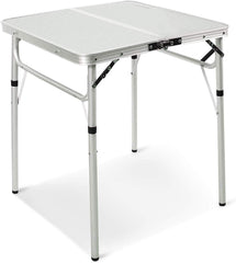 REDCAMP small square folding table top view, 24x24 inches, ideal for compact picnics