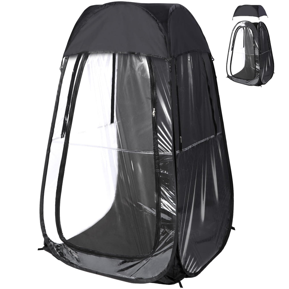 REDCAMP sports tent pop-up setup for instant shelter during outdoor games