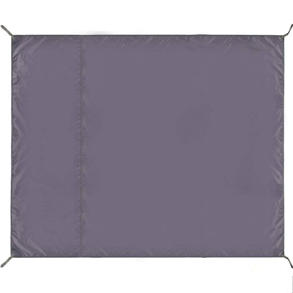 REDCAMP waterproof tarp stretched for a durable moisture barrier in camping