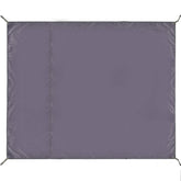 REDCAMP waterproof tarp stretched for a durable moisture barrier in camping