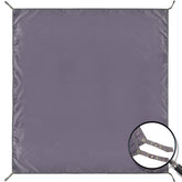 REDCAMP waterproof tarp provides full-coverage shelter for outdoor setups