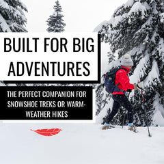 Redfeather Outdoors trekking poles rubber tips for summer trails