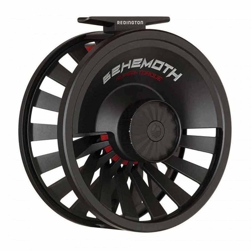 Redington Behemoth 5/6 reel front view, versatile for freshwater and saltwater fishing.