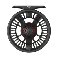 Redington Black 3-4 reel drag system demonstrates smooth carbon fiber performance.
