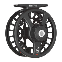 Redington Black 3-4 reel spool closeup shows precise construction and durability.