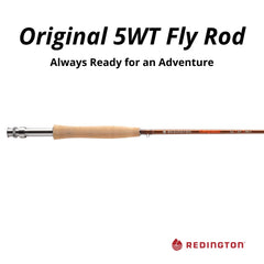 Close-up of handle and reel seat on Redington Original Fly Rod 5wt