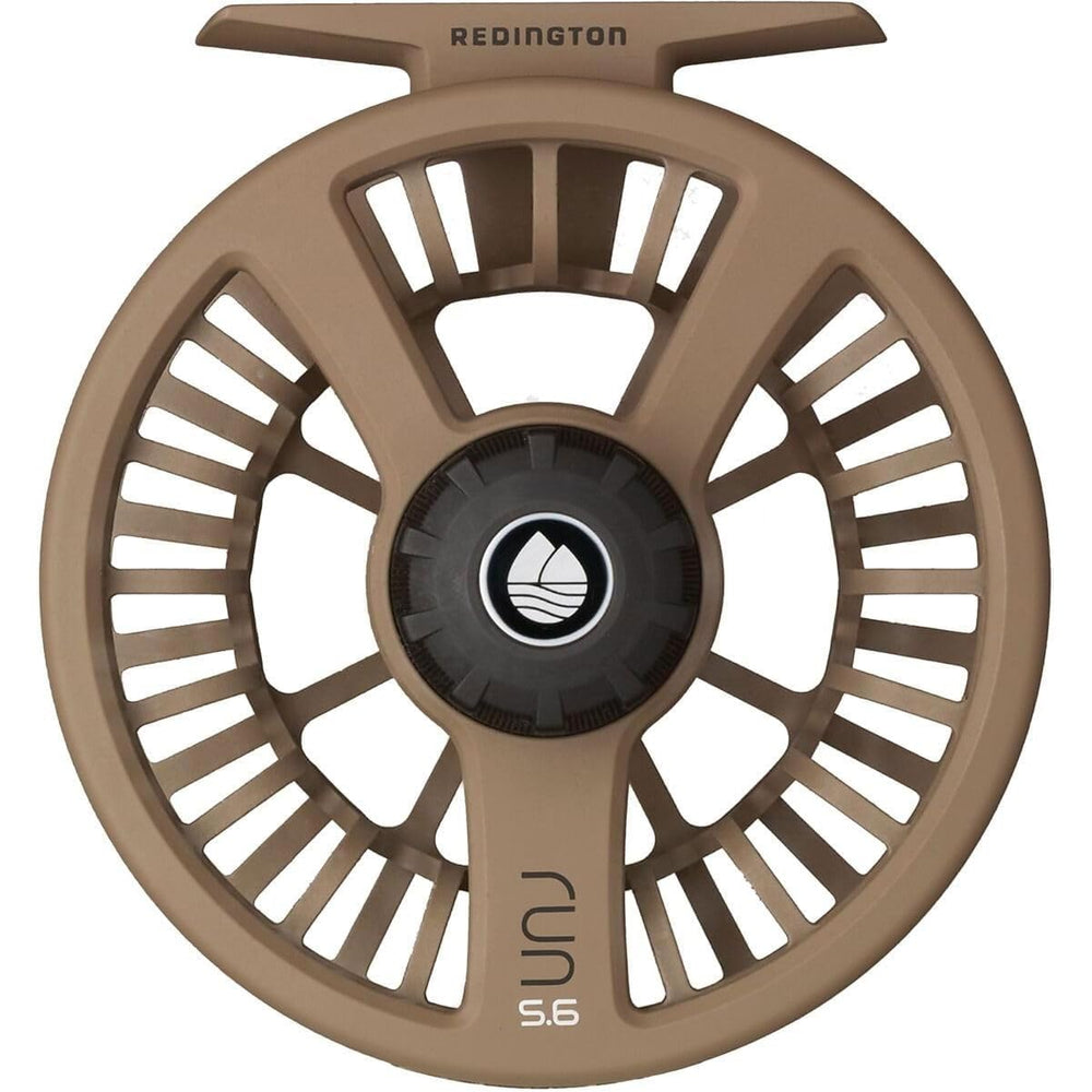 Close-up of Redington Run Fly Reel 3-4 weight housing - aluminum construction