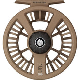 Close-up of Redington Run Fly Reel 3-4 weight housing - aluminum construction