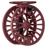 Redington ZERO fly reel with lightweight trout design in burgundy for easy casting