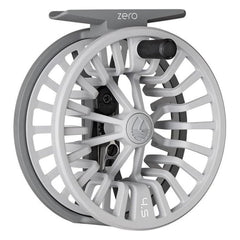 Redington ZERO reel close-up highlighting lightweight trout-ready design.