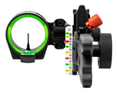 Redline RL-1 carbon bracket close-up showing ultralight bow sight advantages