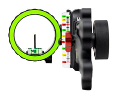 REDLINE RL-2 pin closeup highlights .019 fiber optic pin for bright aiming